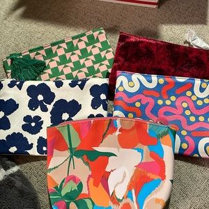 Lot of 5 empty Ipsy bags